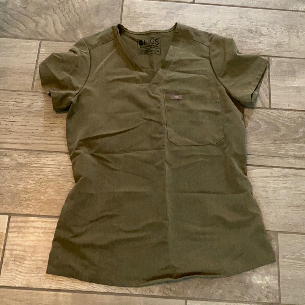 FIGS set, XS PETITE Olive Green